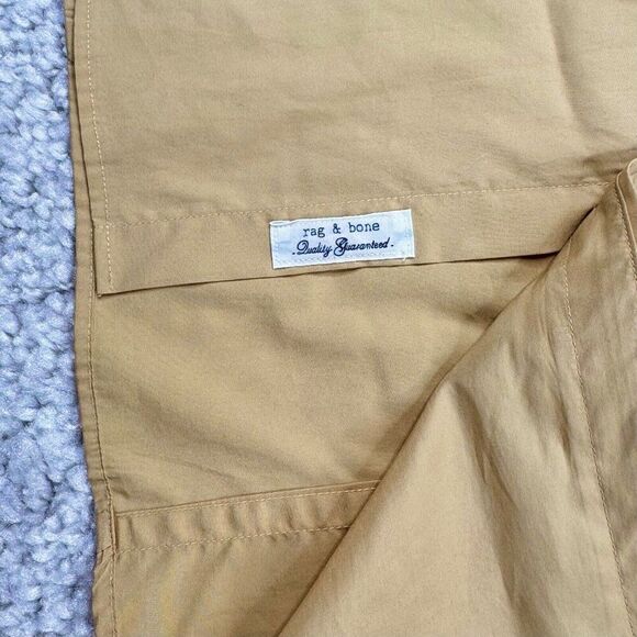 Rag & Bone Diana Poplin Button Up Shirt Oversized Yellow NEW - Picture 11 of 14